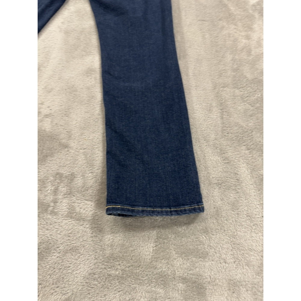 Levis Jeans Womens W30 L30 Skinny Comfort Stretch Whiskered Mid Rise Dark‎ Blue - Picture 11 of 16